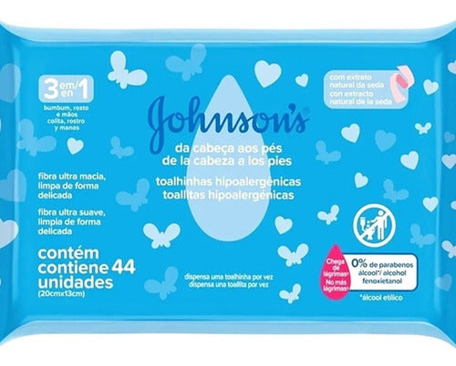 Johnson's Baby Wet Wipes From Head to Toe 44u 4