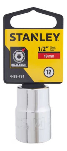 Stanley Dado/Cubo Estándar 19 Mm, 12 Pt. Mando 1/2 4-88-791 0