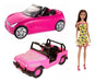 Original Barbie Doll + Auto & Jeep Combo by Lelab - Miniplay Brand 7