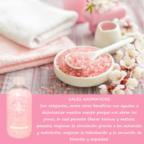 Luxury Spa Gift Set: Rose Aroma Relaxation Experience - Corporate Gift Box - Set Kit Caja Regalo Empresarial Spa Rosas Relax Aroma N25