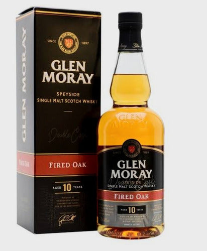 Whisky Glen Moray 10 Años Roble Cocido 700ml.  Envío Gratis 0