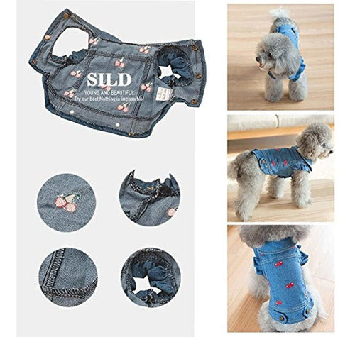 Sild Dog Clothing Denim Jacket Blue Fresh Mix 1