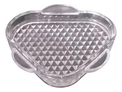 Generic Triangular Pressed Ashtray X 2 Un 1