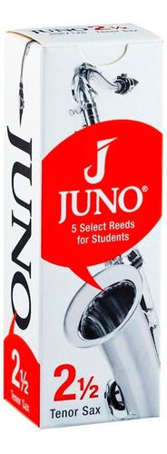 Pack of Vandoren Juno JSR7125 Tenor Saxophone Reeds N2.5 x5U 0