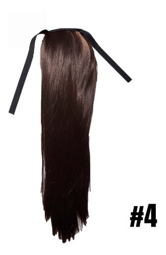 X10 Pelo Sintetico Cola Caballo Pony Premium Simil Natural 5