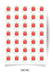 Generic Christmas Stickers - Sheet X35 Units Ø56mm 3