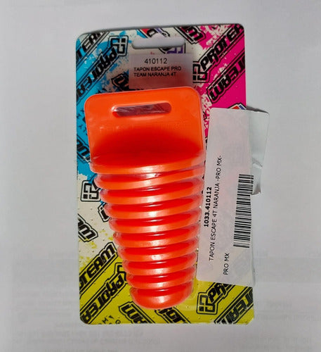 Proteam Tapon Cubre Escape 4 Tiempos Naranja 4t Promx 2