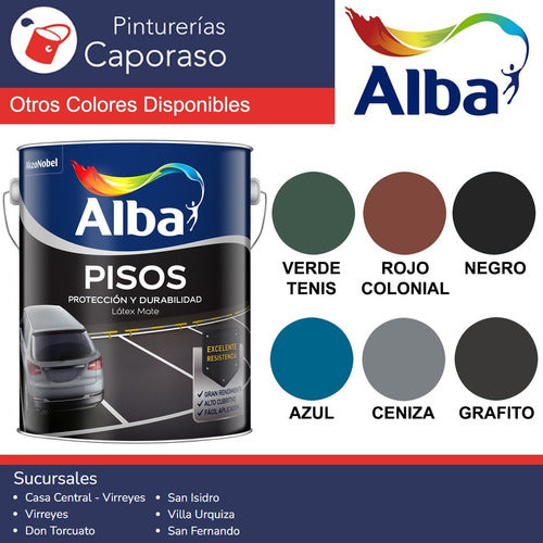 Alba Pisos Azul X 4lts - Caporaso 1