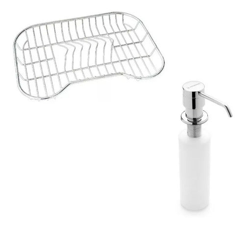 Johnson Apido Mini Si55 Dish Drainer Dispenser Combo 0