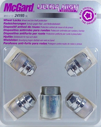 McGard Rotating Anti-Theft Nuts for Volkswagen Polo 1