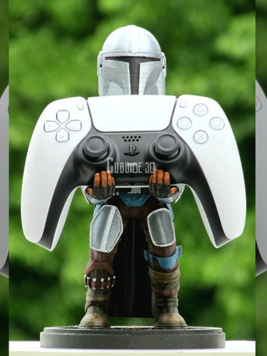 Cuboide 3D Mandalorian Joystick Stand 1