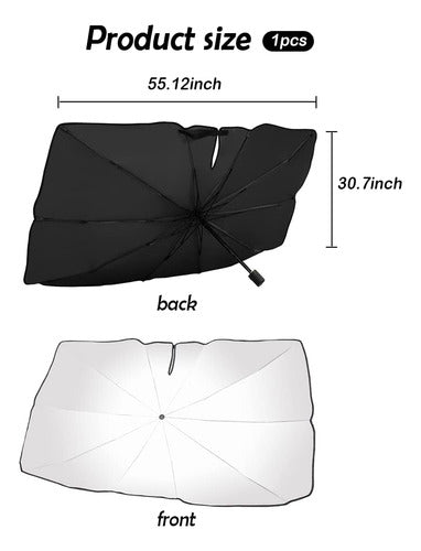 Parasol Para Parabrisas De Automvil, Diseo De Apertura Mejor 1