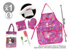 Kids Pink Chef Accessories Kit - Cotillon Waf 1