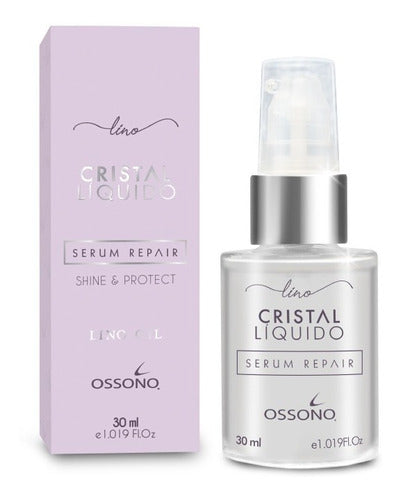 Kit Ossono Lino Crema De Peinar + Serum  + Protector Termico 3