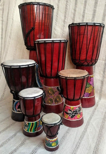 Generic Djembe 60 Cm, Painted 2