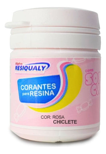 Corantes Para Resina - Cores Softcandy Rosa Chiclete De 20g 0