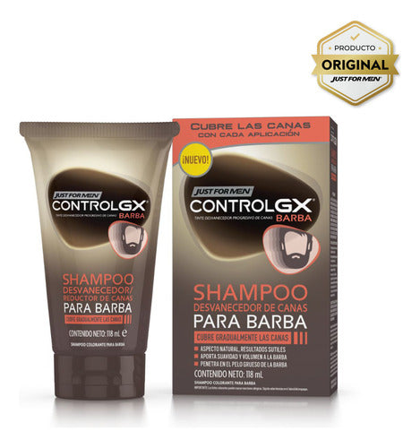 Just For Men Kit Barba + Cabello Control GX Shampoo 3