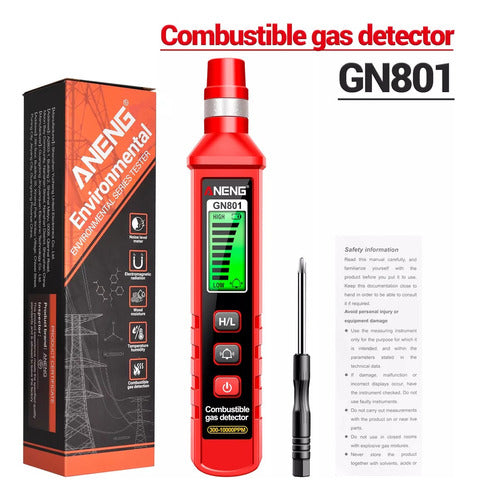 Digital Combustible Gas Leak Detector Aneng 1