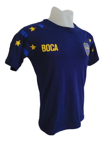 Official Boca Juniors Ranglan T-Shirt 2