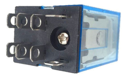 SHUK INDUSTRIAL Relay With Socket For Din Rail, 2 8 Pins, 6VDC Coil 4