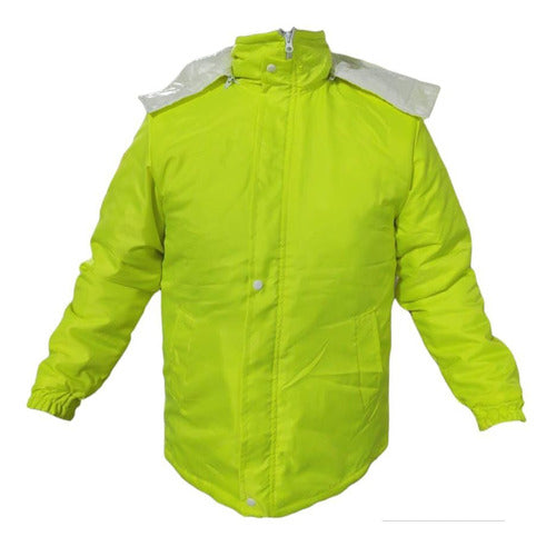 Generic Campera Trabajo Trucker Term Naranja Y Verde Fluor S Al Xl 0