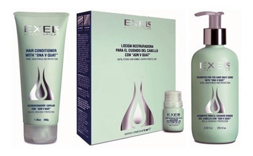 Exel ADN V Quat Ultra Hydration Hair Care Kit with Shampoo and Conditioner 0