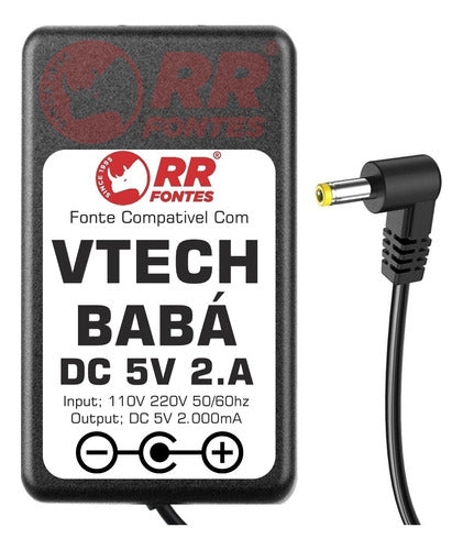 Fonte 5v Alimentação Para Baba Eletronica Vtech 2.a 2