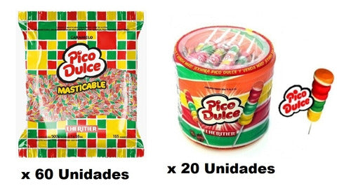 Combo Golosinas Cumpleaños 20 Chicos Rocklets + 20 Bolsas 2