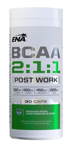 BCAA 2:1:1 (90 Caps) - ENA Sport Amino Acids 0