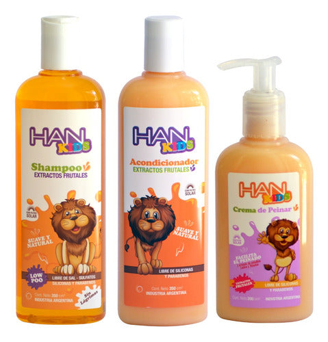 HAN Shampoo + Conditioner + Styling Cream Kids Natural Extracts 0