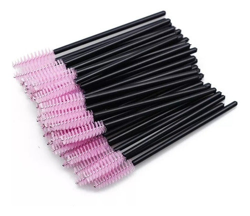 Cepillo Set: 20 Eyebrow and Eyelash Brushes for Microblading 1