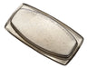 Deco Rectangular Gray Silver Inset Handle Pull 4