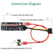 PCI-E 1X to 16X V009S Plus USB3.0 Cable Mining Rig Riser 2