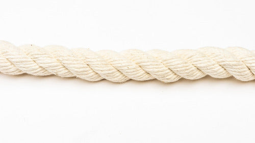 Twisted Cotton Rope 25mm Ideal for Trapeze/Climbing Per Meter 0