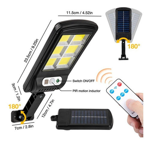 Will Reflector Luz Solar Sensor Movimiento Con Control Exterior 1