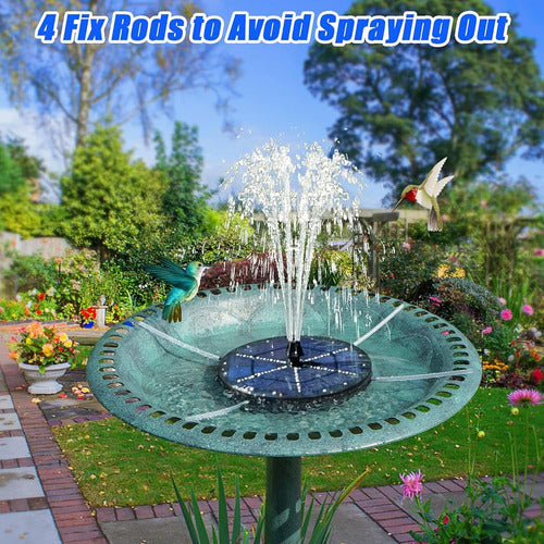 GAIZERL Solar Bird Bath Fountains 2023 Updated, 4W Solar 3