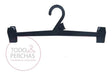 TodoPerchas 100 Plastic White Hangers with Spring Clips 31 cm 3