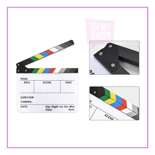 Director's Clapboard Acrylic Film Scene Ohmyshop 7