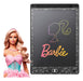 Lousa Mágica Led Tablet Barbie Preta Infantil Lcd + Caneta 0