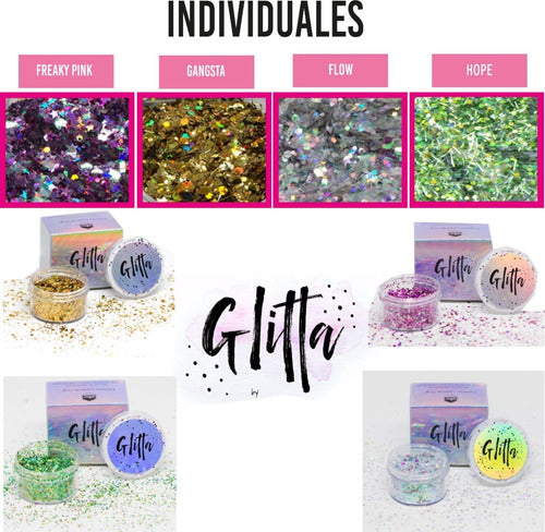 Glitta Hope Freestyle Simple Glitter Particula Gruesa 2