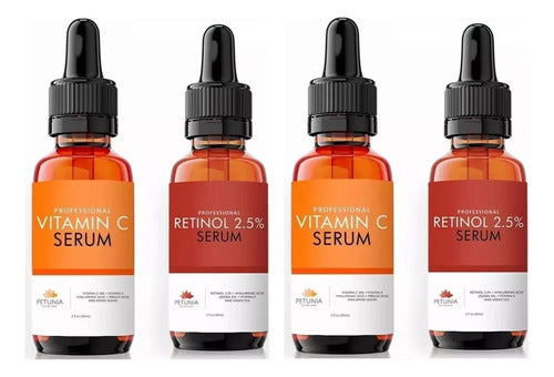 2 Vitamina C 20% Más 2 Retinol 2,5 - Petunia 0