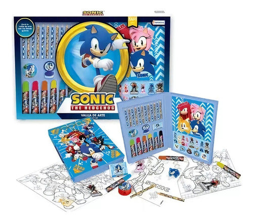 Tapimovil Valija De Arte Full Art Set Sonic Snc01225 1