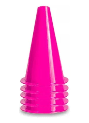 Set of 50 PVC 19cm Sports Training Cones for Signaling 3
