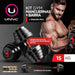 Unnic Dumbbell Set with Bar and Threaded Collars + 15 Kg Discs 1