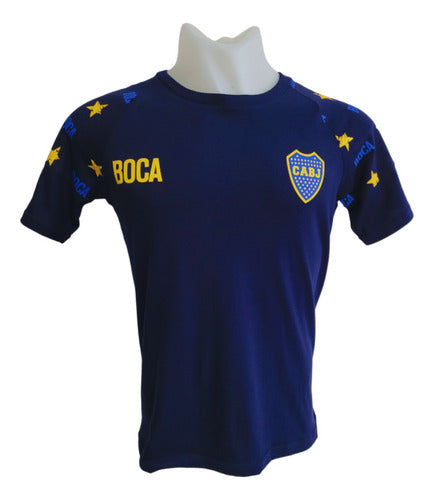 Official Boca Juniors Ranglan T-Shirt 1