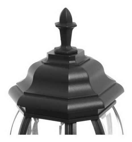 Casa Bonita Black Decorative Wall Lantern E27 1 Light 1