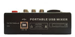 Portable 3-Channel USB Mixer Console Moon MC302 2