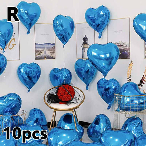 Goloso Cotillon Globos Corazon 18 45cm Combo De 25 Globos Decoracion Fiesta 1