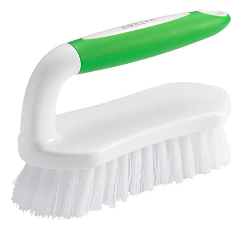 Amazer Scrub Brush Comfort Grip & Flexible Stiff Bristles Heavy Duty for Bathroom Shower Sink Carpet 1