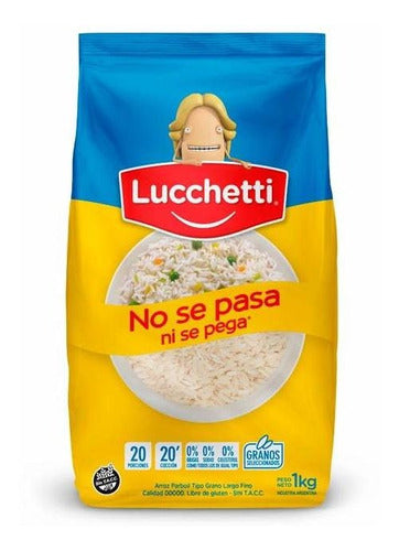 Pack X 12 Unid. Arroz  Parboil 1 Kg Lucchetti 0